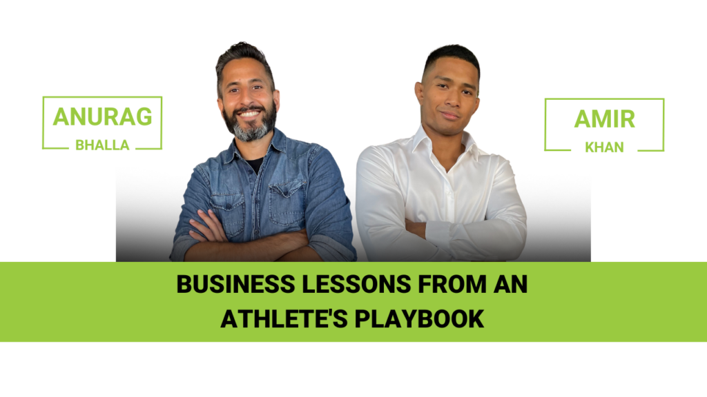 Image of Aamir Khan, MMA pro and Outsized Co-founder Anurag Bhalla