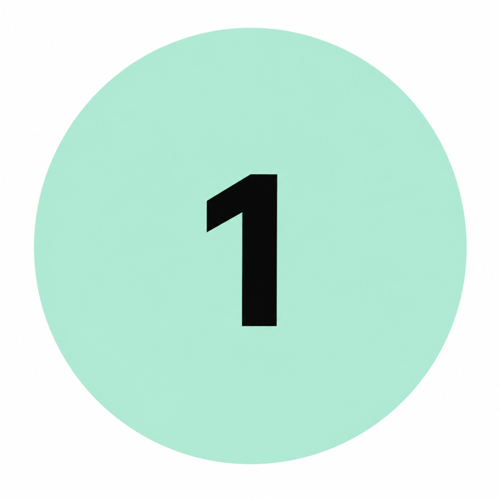 The number 1
